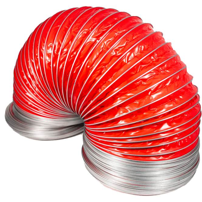 16" Red Rigid Ducting