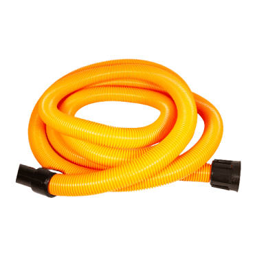 5 m Yellow Vac Hose 38 mm C/W Fittings