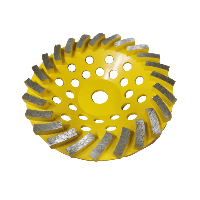 7 inch 24 Segment Diamond Disk (1 X Cup) For Hand Grinder and STR