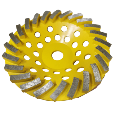 7 inch 24 Segment Diamond Disk (1 X Cup) For Hand Grinder and STR