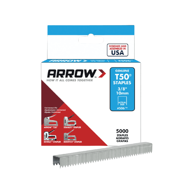 Arrow T50 Samples 10 mm (1 Pack of 5000)