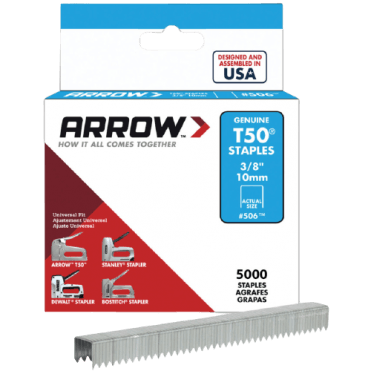 Arrow T50 Samples 10 mm (1 Pack of 5000)