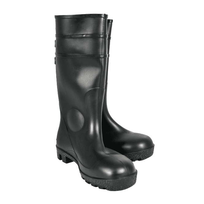 Essentials Black Safety Wellingtons (Steel Toecaps)