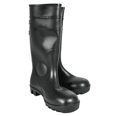 Essentials Black Safety Wellingtons (Steel Toecaps)