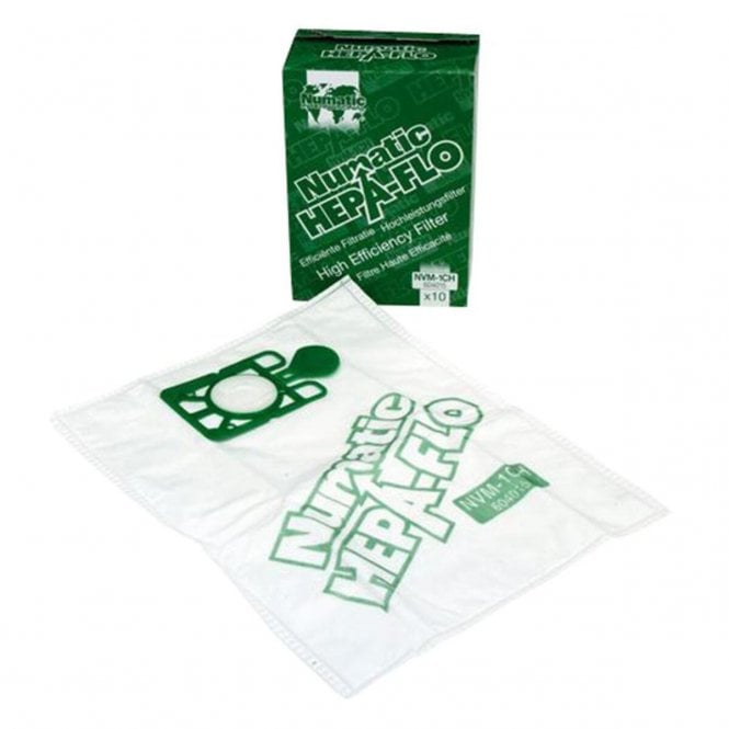 Numatic Hepaflow 1C Vacuum Bags (Pack of 10)