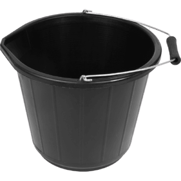 PVC Black Bucket