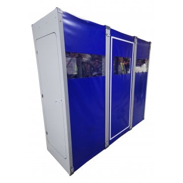 Concertina Asbestos Airlock - 3 Stage & 2 Stage