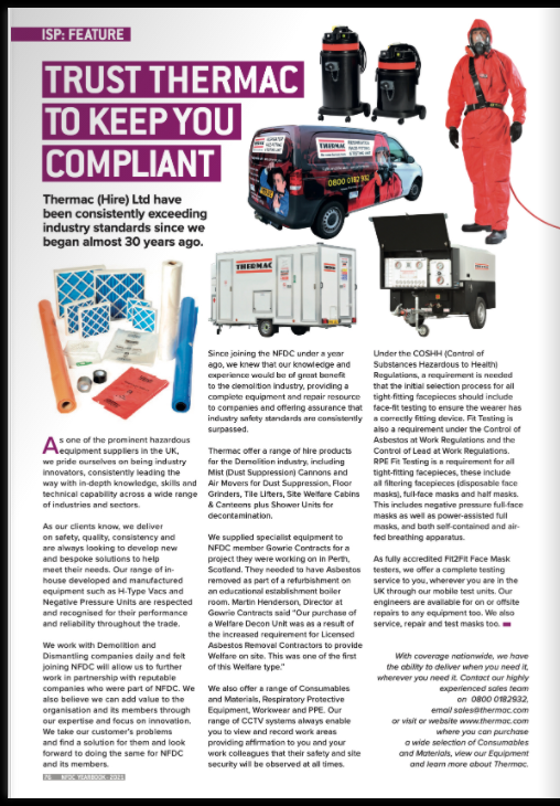NFDC yearbook feature
